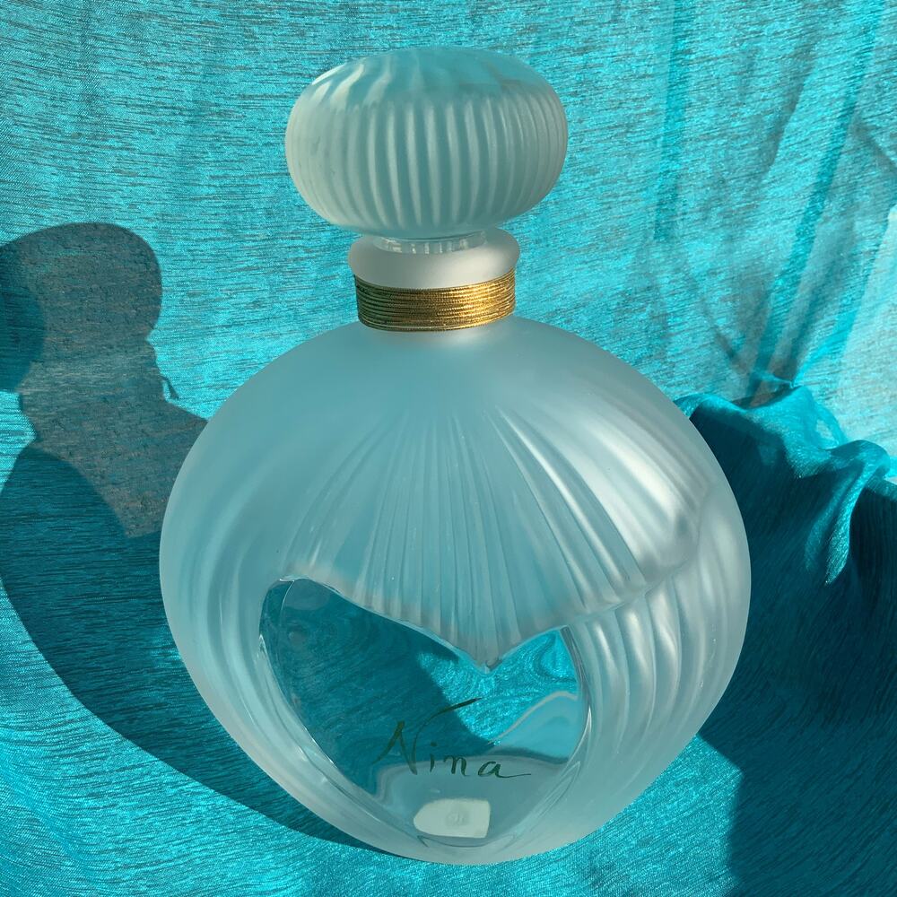 Lalique Nina Ricci Vintage Giant Factice Display Perfume Bottle 1987